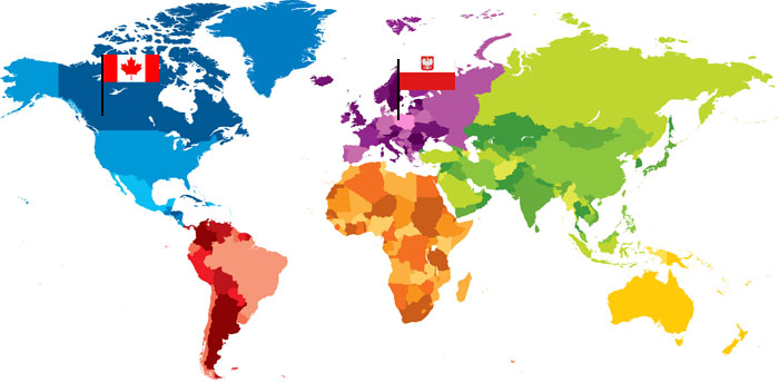 map of the world